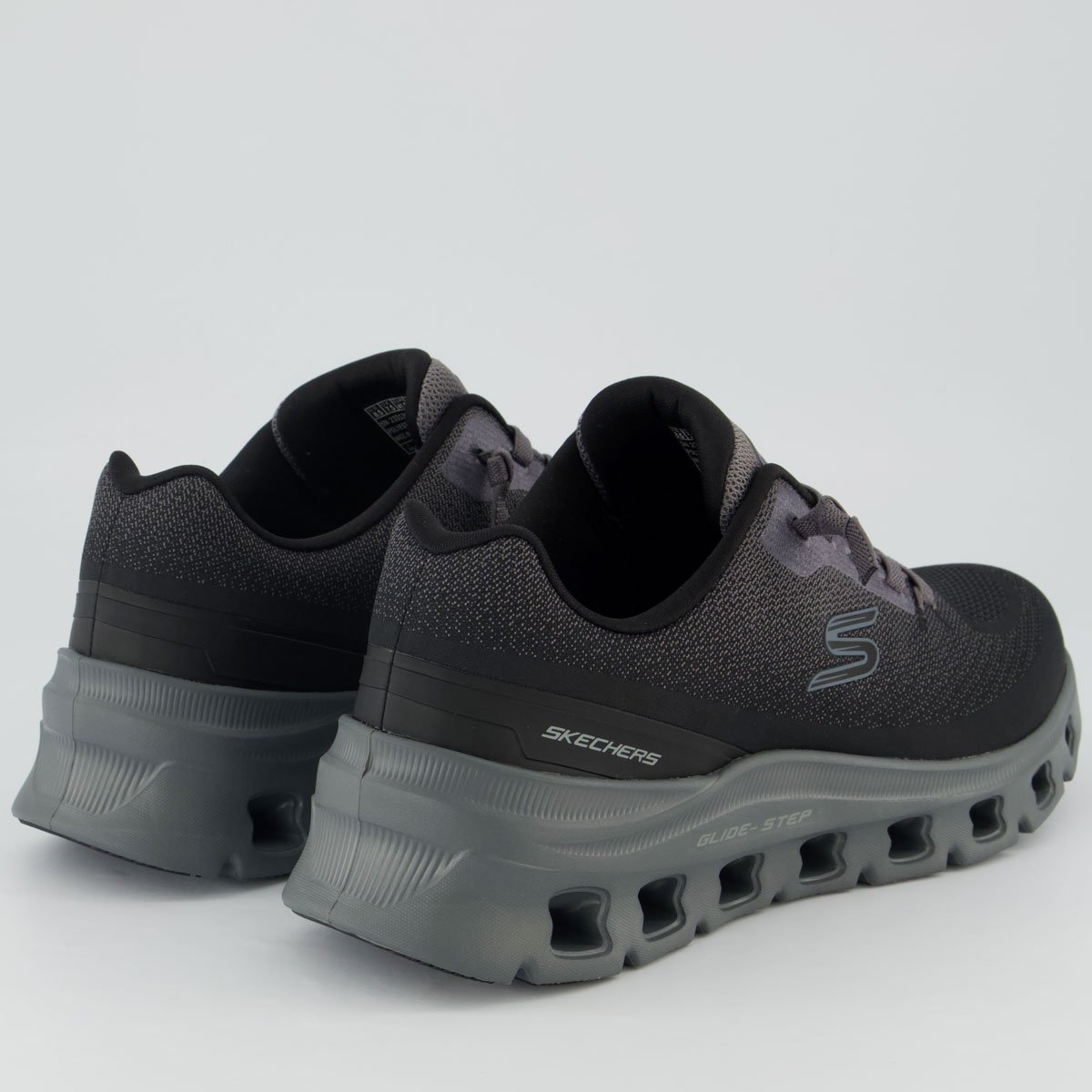 Tênis Skechers Glide-Step Pro Preto e Cinza Preto 3