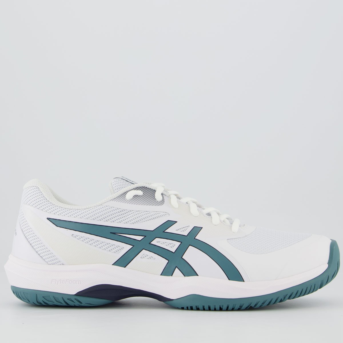 Tênis Asics Game FF Branco e Verde