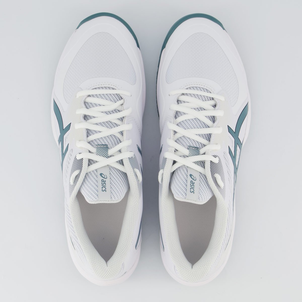 Tênis Asics Game FF Branco e Verde Branco 4