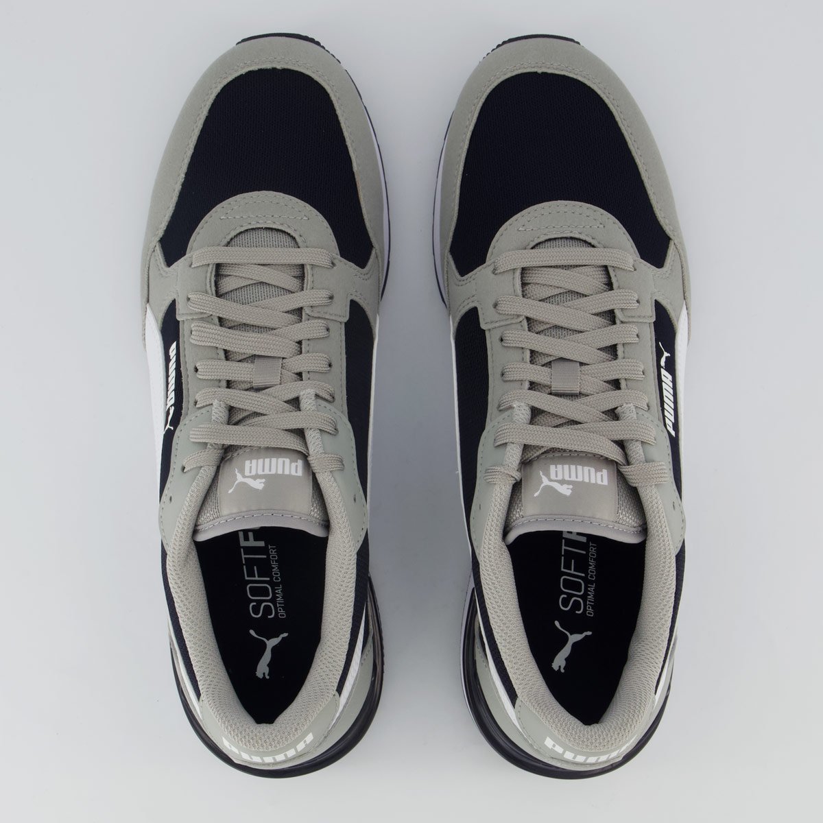 Tenis Puma St Runner V4 Mesh Cinza e Preto Cinza/Preto 4