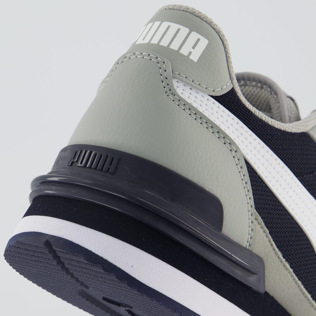 Tenis Puma St Runner V4 Mesh Cinza e Preto Cinza/Preto 6