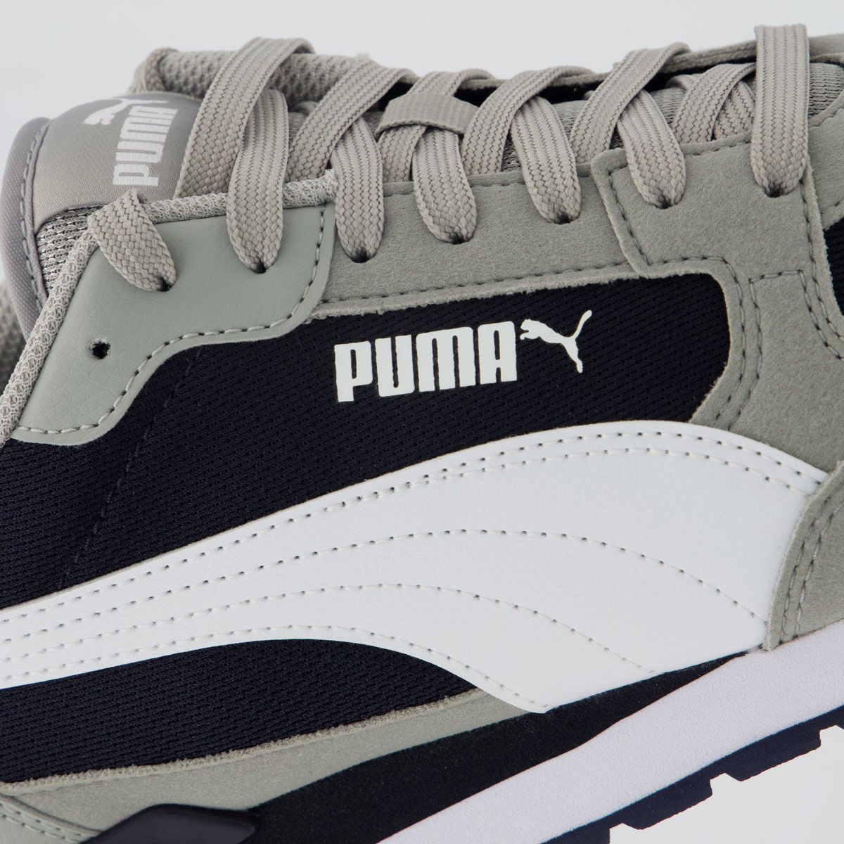 Tenis Puma St Runner V4 Mesh Cinza e Preto Cinza/Preto 7