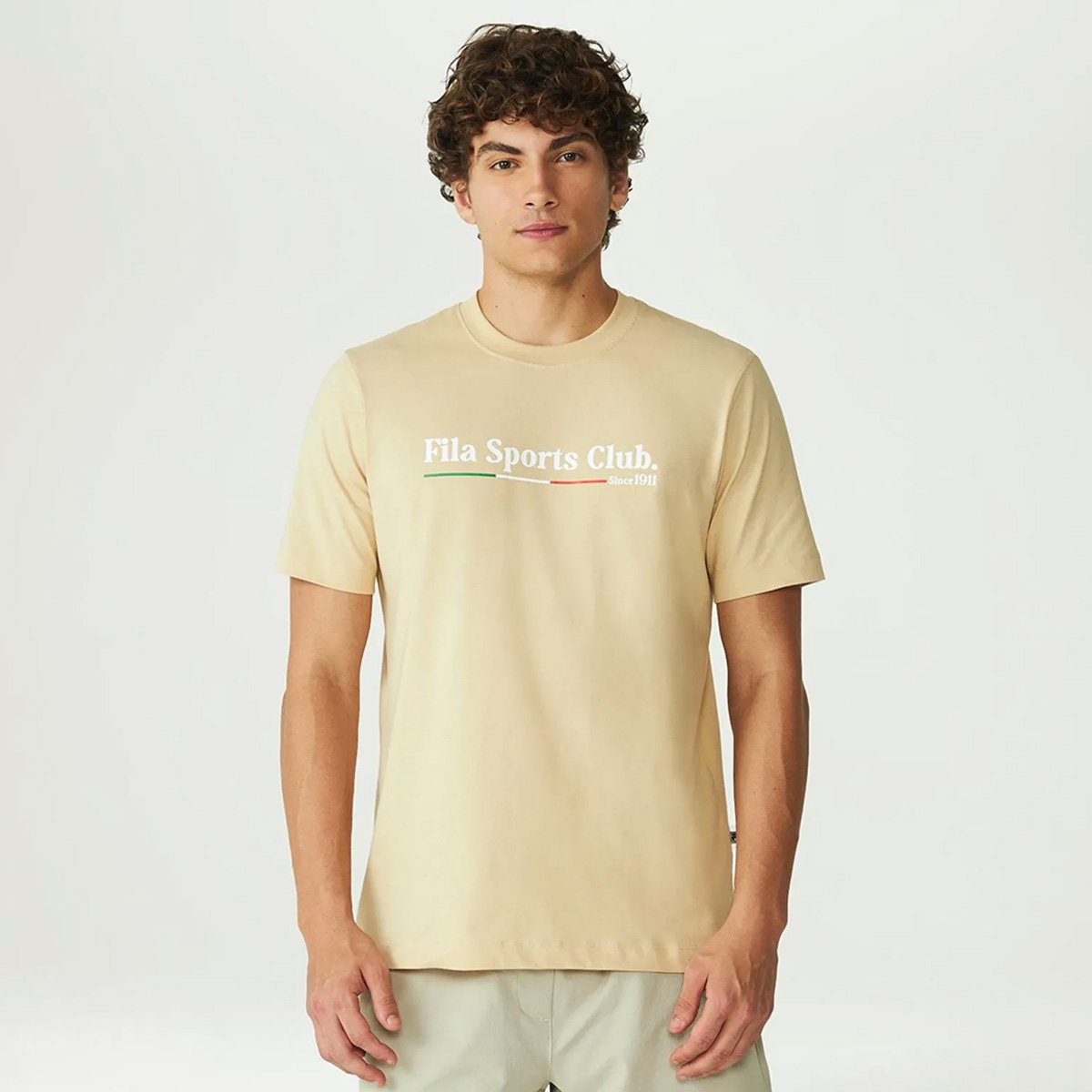 Camiseta Fila Regular Classic Bege