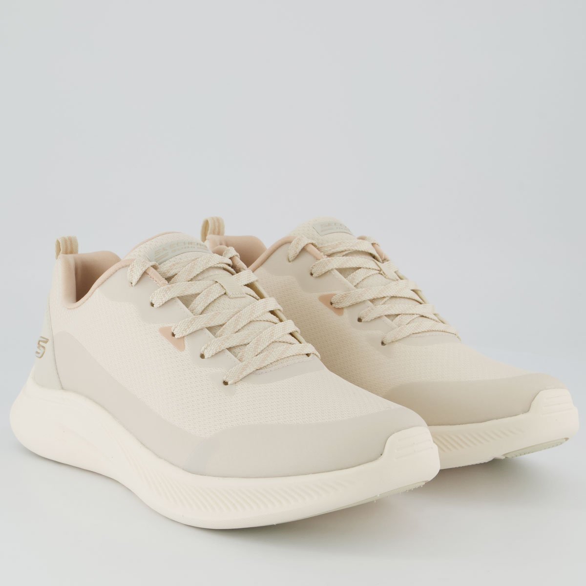 Tênis Skechers Bobs Moda Flex Feminino Bege Bege 2