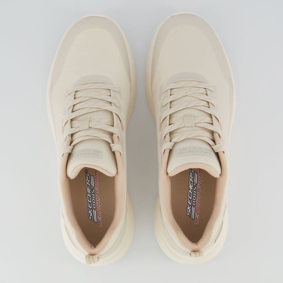 Tênis Skechers Bobs Moda Flex Feminino Bege Bege 4