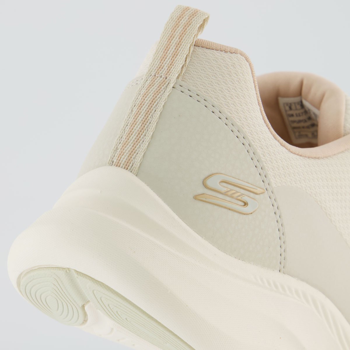 Tênis Skechers Bobs Moda Flex Feminino Bege Bege 6