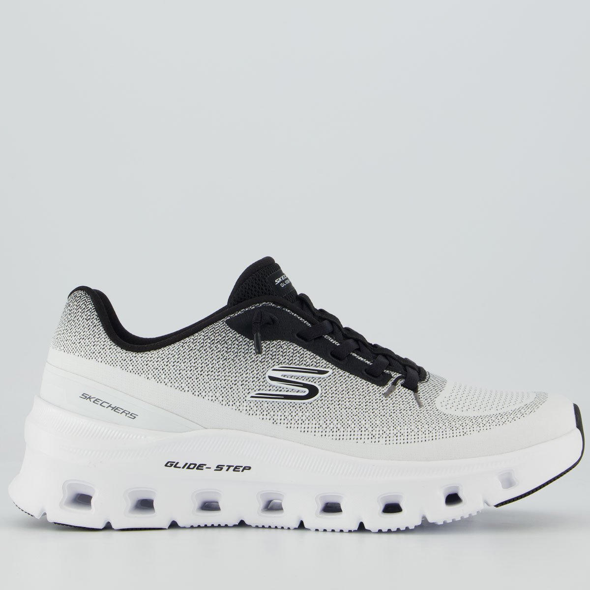Tênis Skechers Glide-Step Pro Feminino Branco e Preto