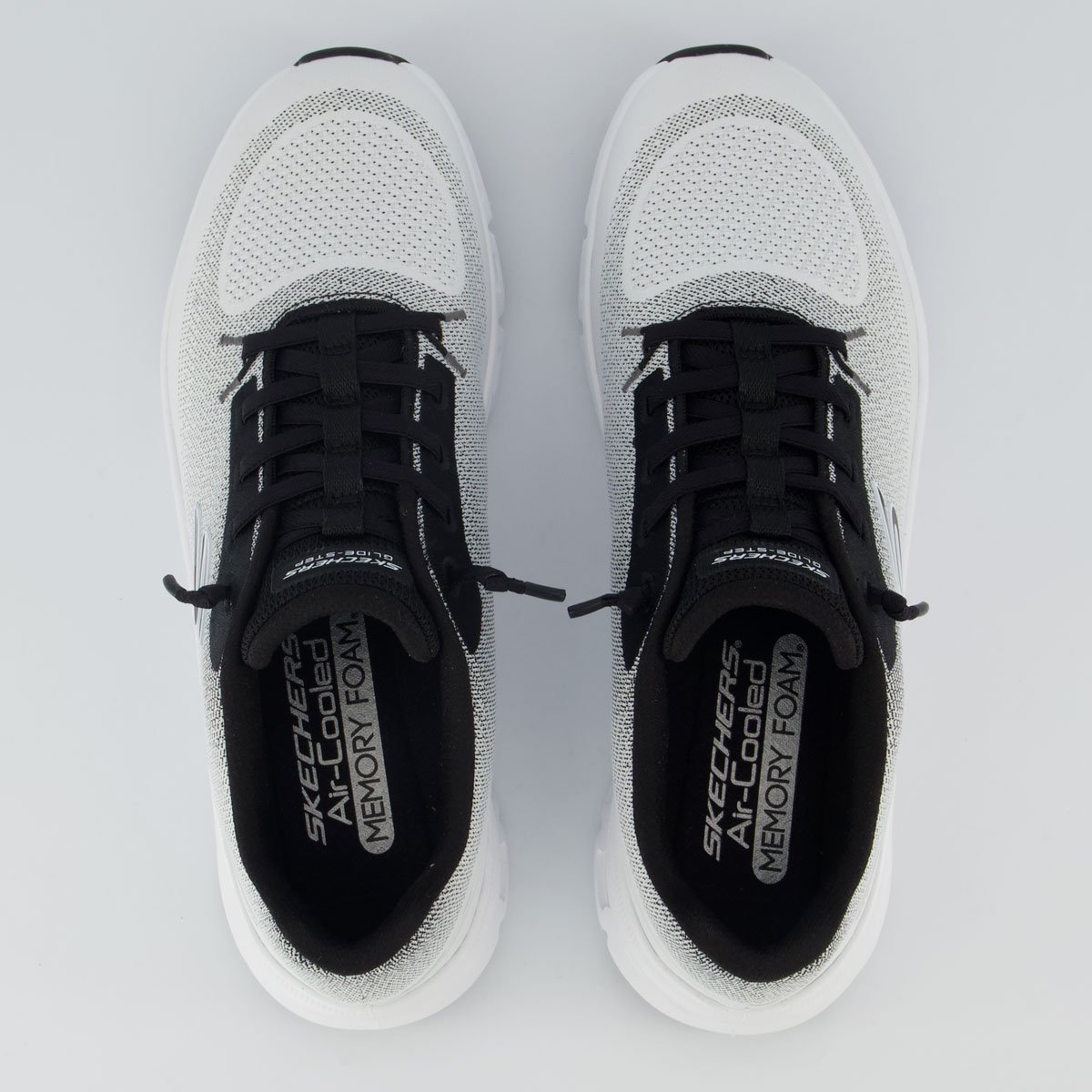 Tênis Skechers Glide-Step Pro Feminino Branco e Preto Branco/Preto 4