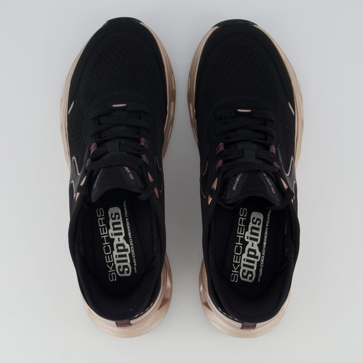 Tênis Skechers Glide-Step Altus Feminino Preto e Rosa Preto/Rosa 4
