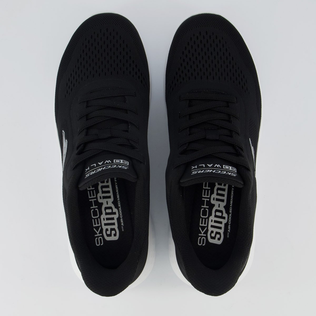 Tênis Skechers Go Walk Flex Preto e Branco Preto/Branco 4
