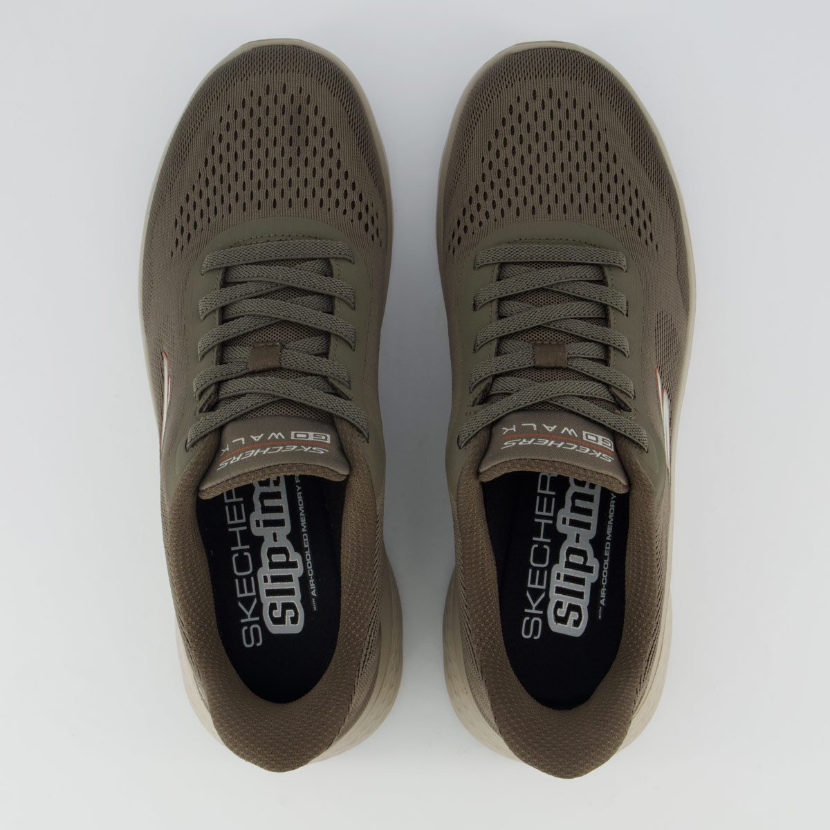 Tênis Skechers Go Walk Flex Cinza Escuro Cinza/Verde 4