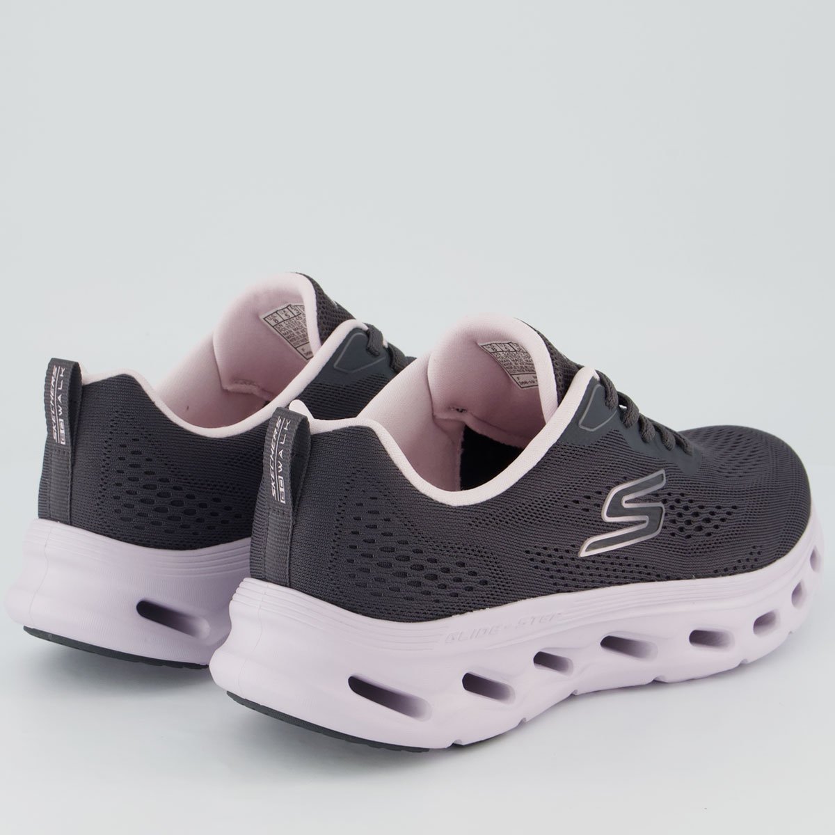 Tênis Skechers Go Walk Glide-Step 2.0 Kriste Feminino Cinza e Lilás Cinza 3