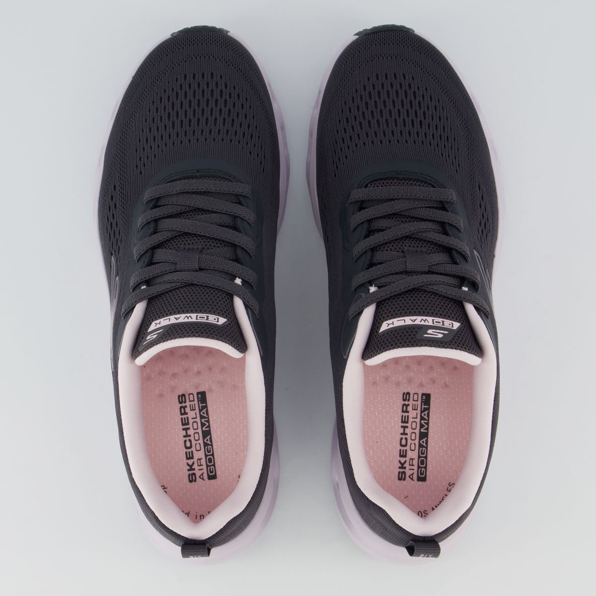 Tênis Skechers Go Walk Glide-Step 2.0 Kriste Feminino Cinza e Lilás Cinza 4