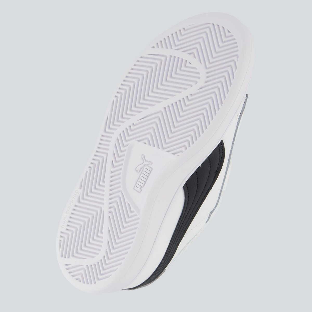 Tenis Puma Smash 3.0 Juvenil Branco e Verde Branco 5
