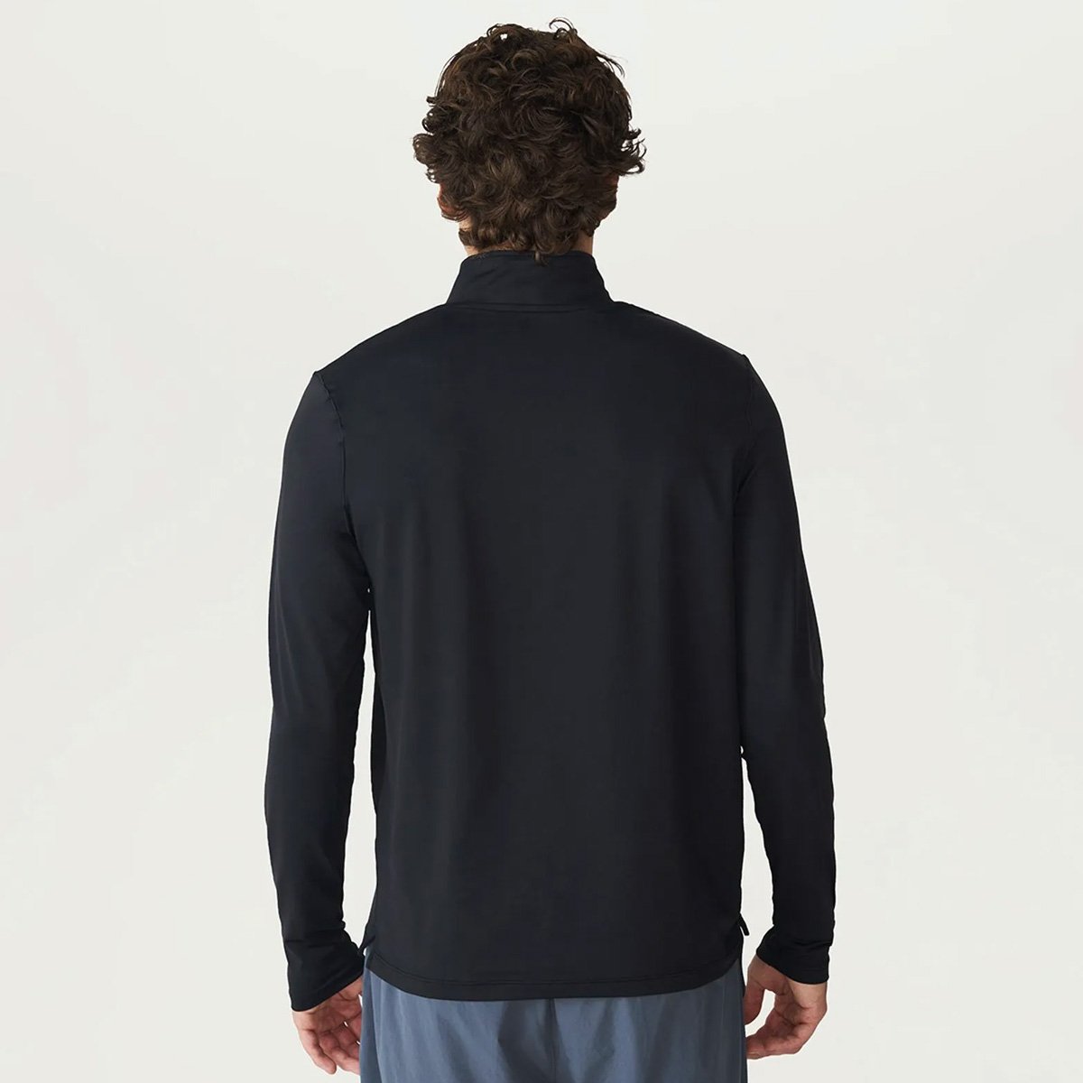 Blusa Fila Half Ziper Life ML Preta Preto 2