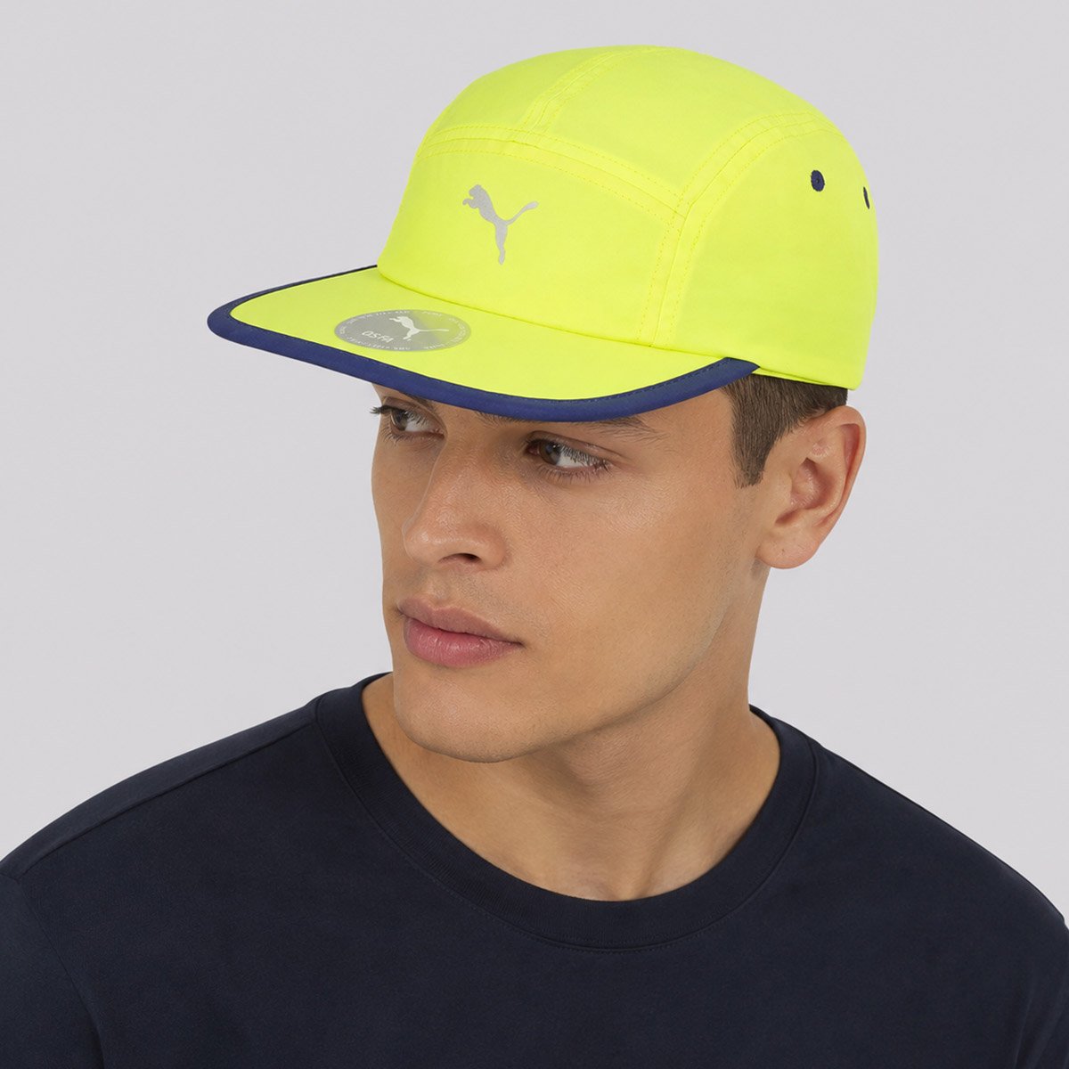 Boné Puma Ess Running 5 Panel Amarelo Amarelo 5
