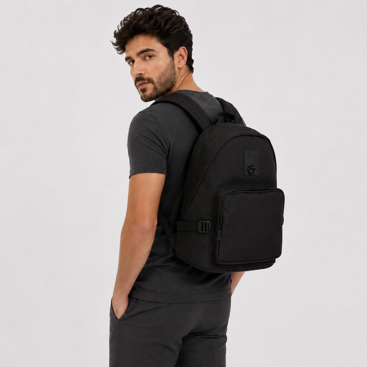 Mochila Aramis Canva Preta