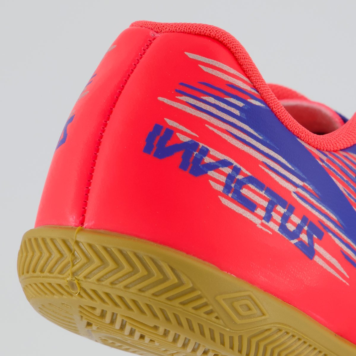Chuteira Umbro Invictus Futsal Juvenil Rosa e Azul Rosa/Azul 6