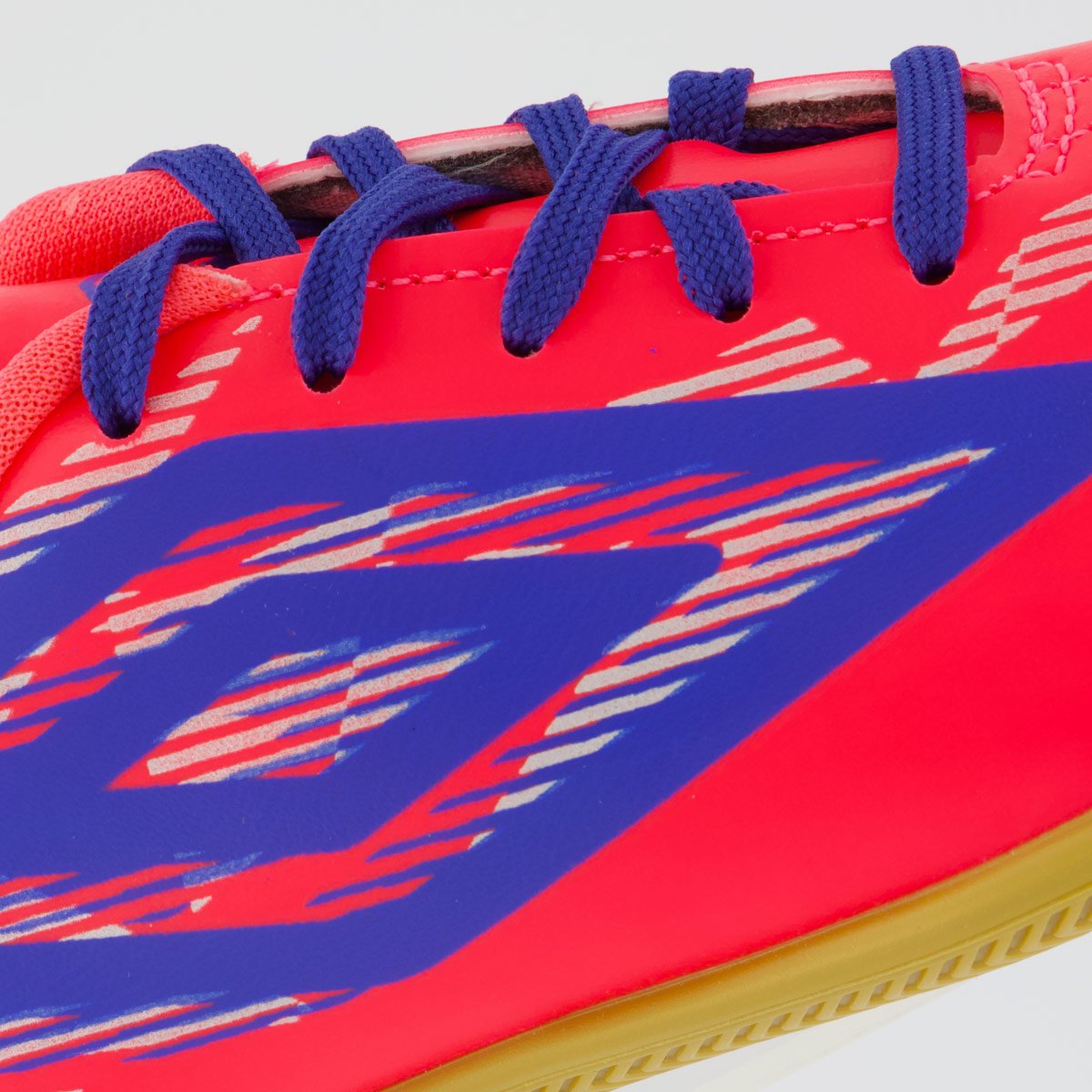 Chuteira Umbro Invictus Futsal Juvenil Rosa e Azul Rosa/Azul 7