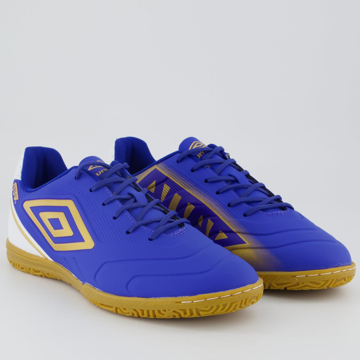 Chuteira Umbro Attak III Futsal Azul e Branca Azul/Branco 2