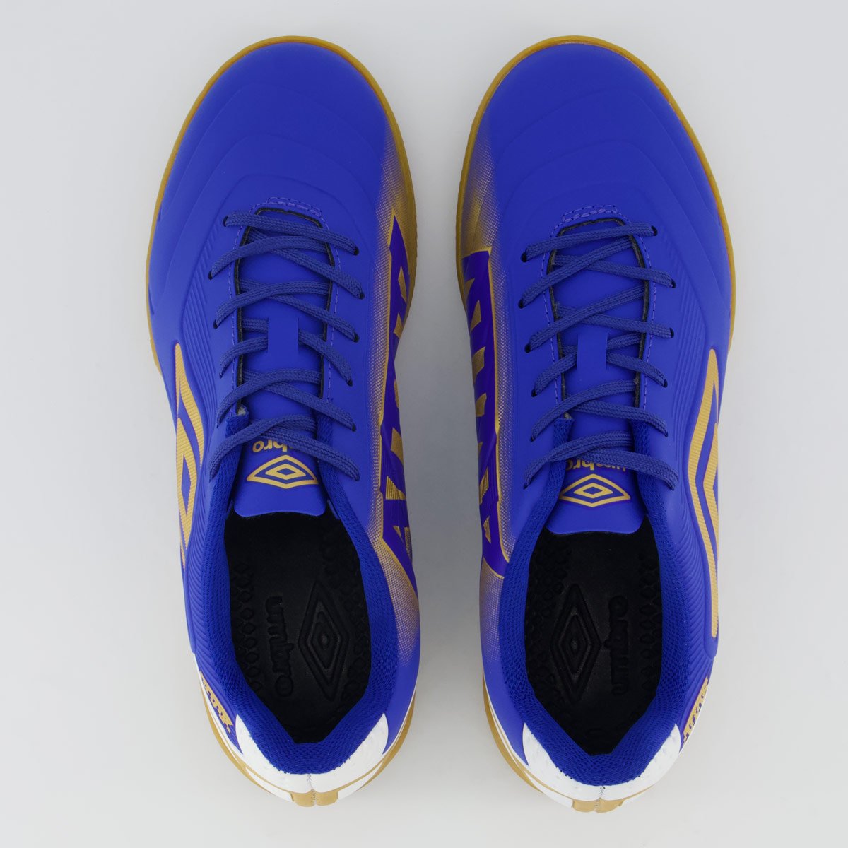 Chuteira Umbro Attak III Futsal Azul e Branca Azul/Branco 4