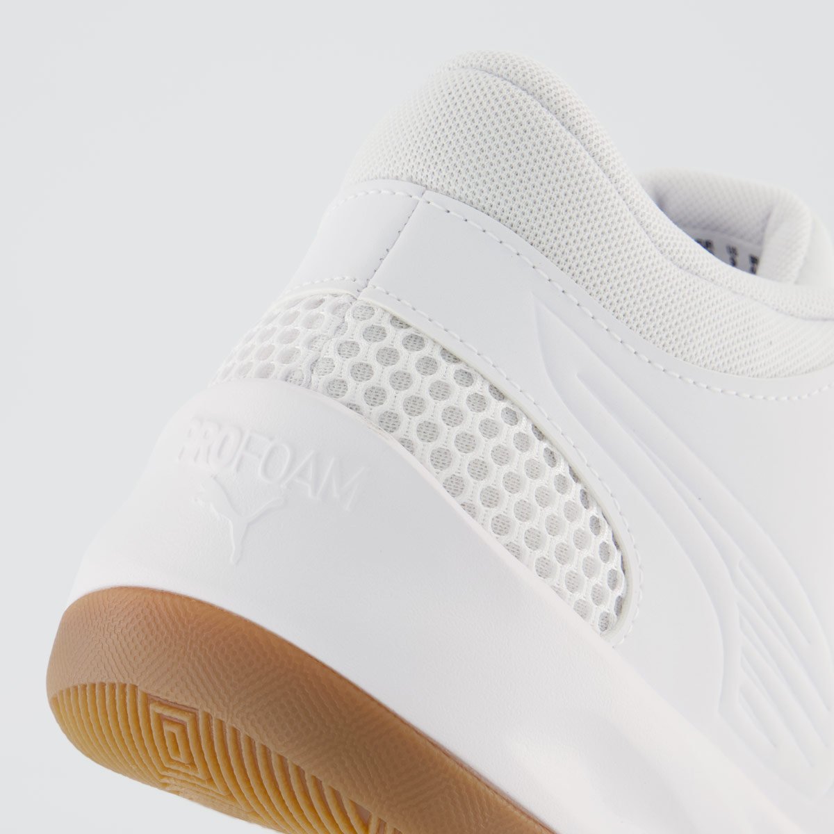 Tênis Puma Court Pro 2 Branco e Marrom Branco 6