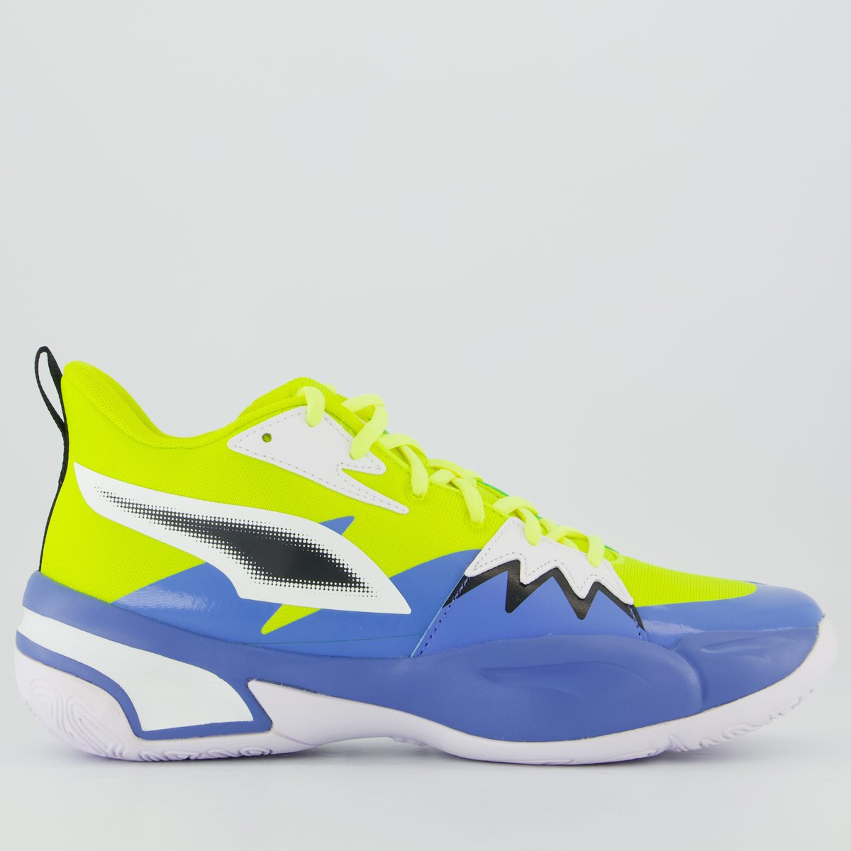 Tênis Puma Genetics Azul e Verde