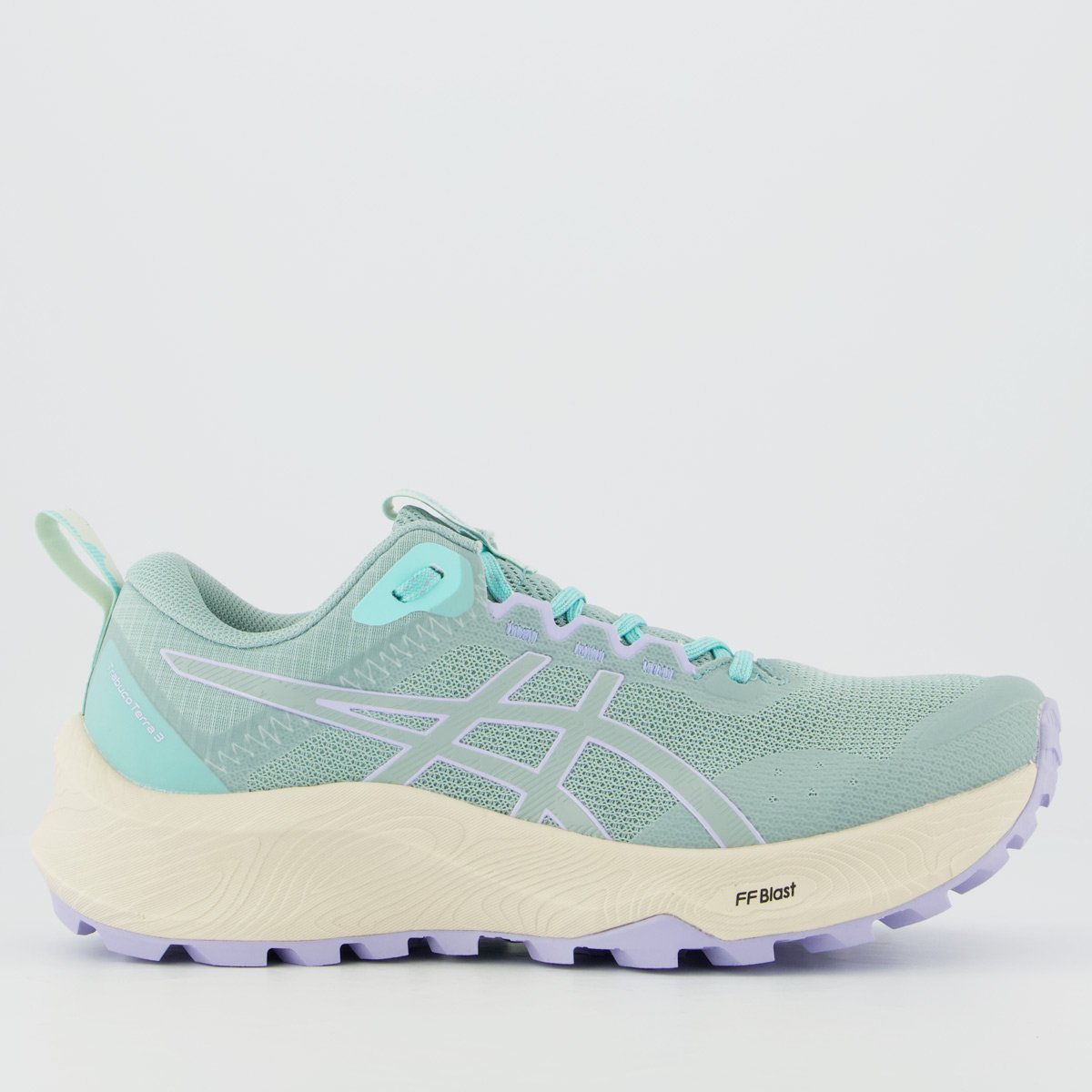 Tênis Asics Trabuco Terra 3 Feminino Verde Claro