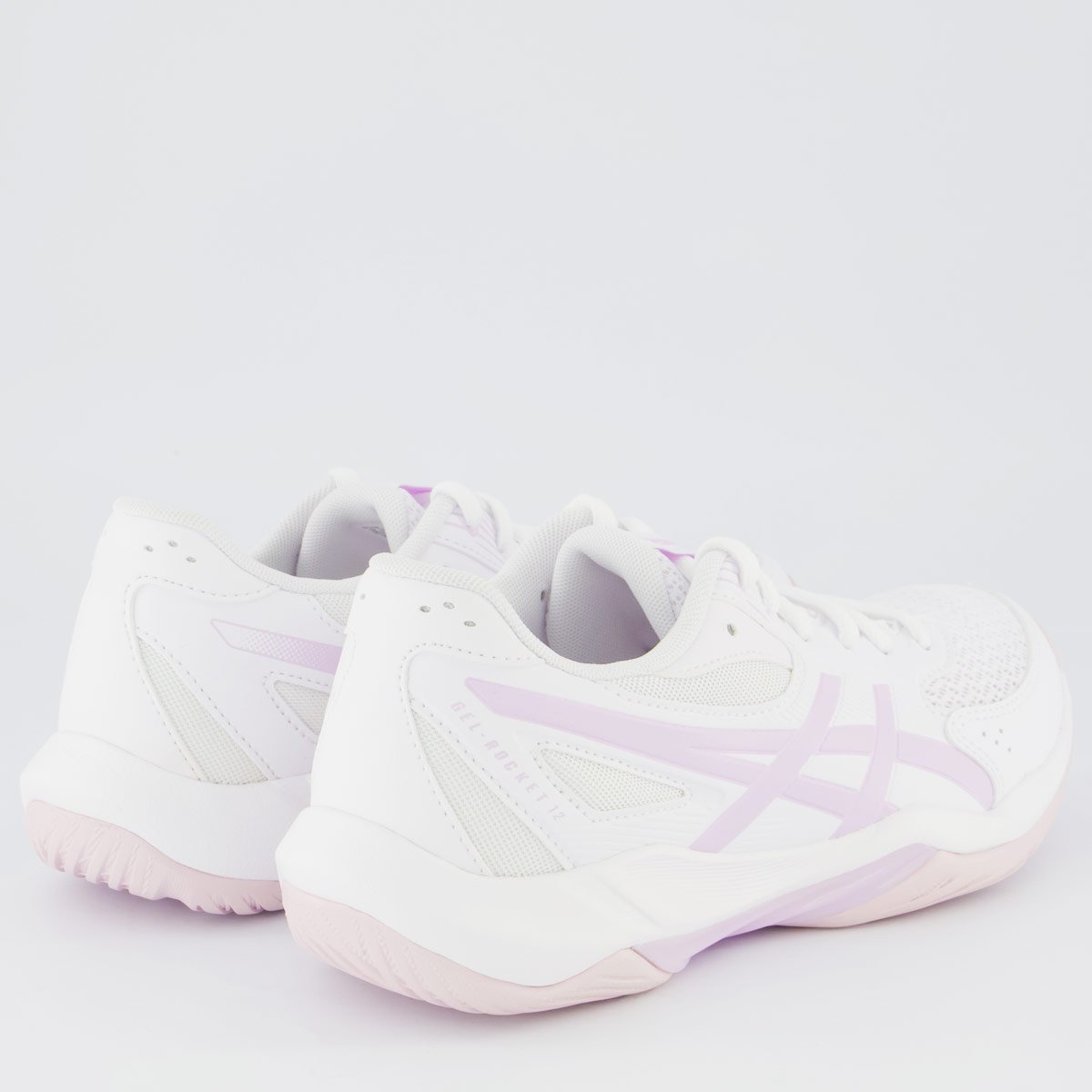 Tênis Asics Gel Rocket 12 Feminino Branco Branco 3