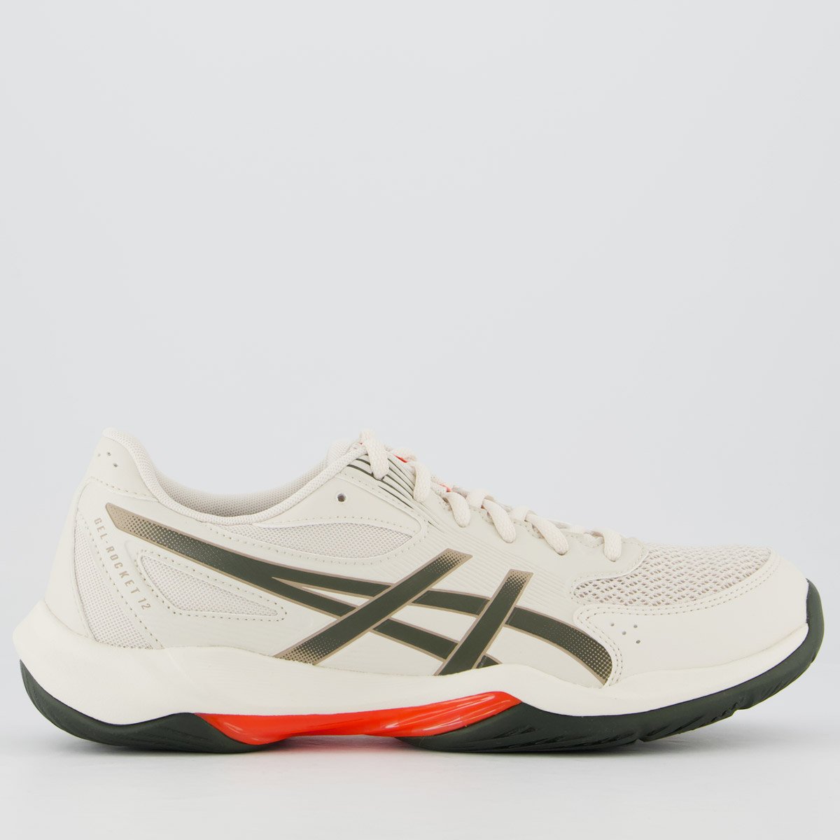 Tênis Asics Gel Rocket 12 Branco e Laranja