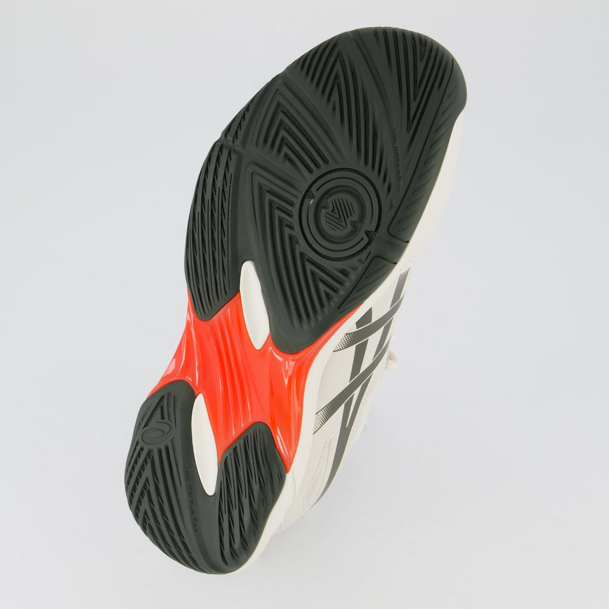 Tênis Asics Gel Rocket 12 Branco e Laranja Branco 5