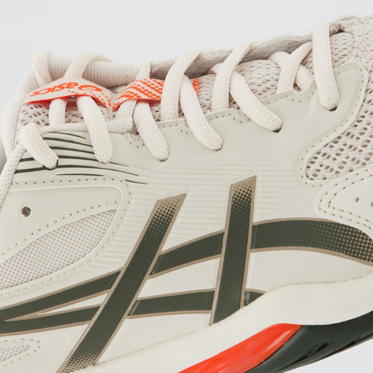 Tênis Asics Gel Rocket 12 Branco e Laranja Branco 7