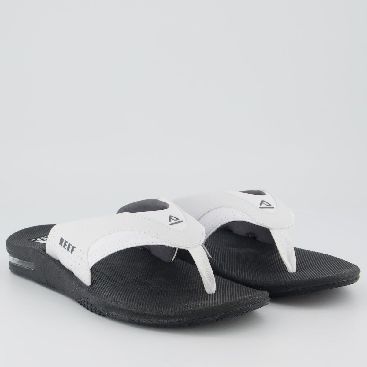Chinelo Reef Mick Fanning Preto e Branco Preto/Branco 3