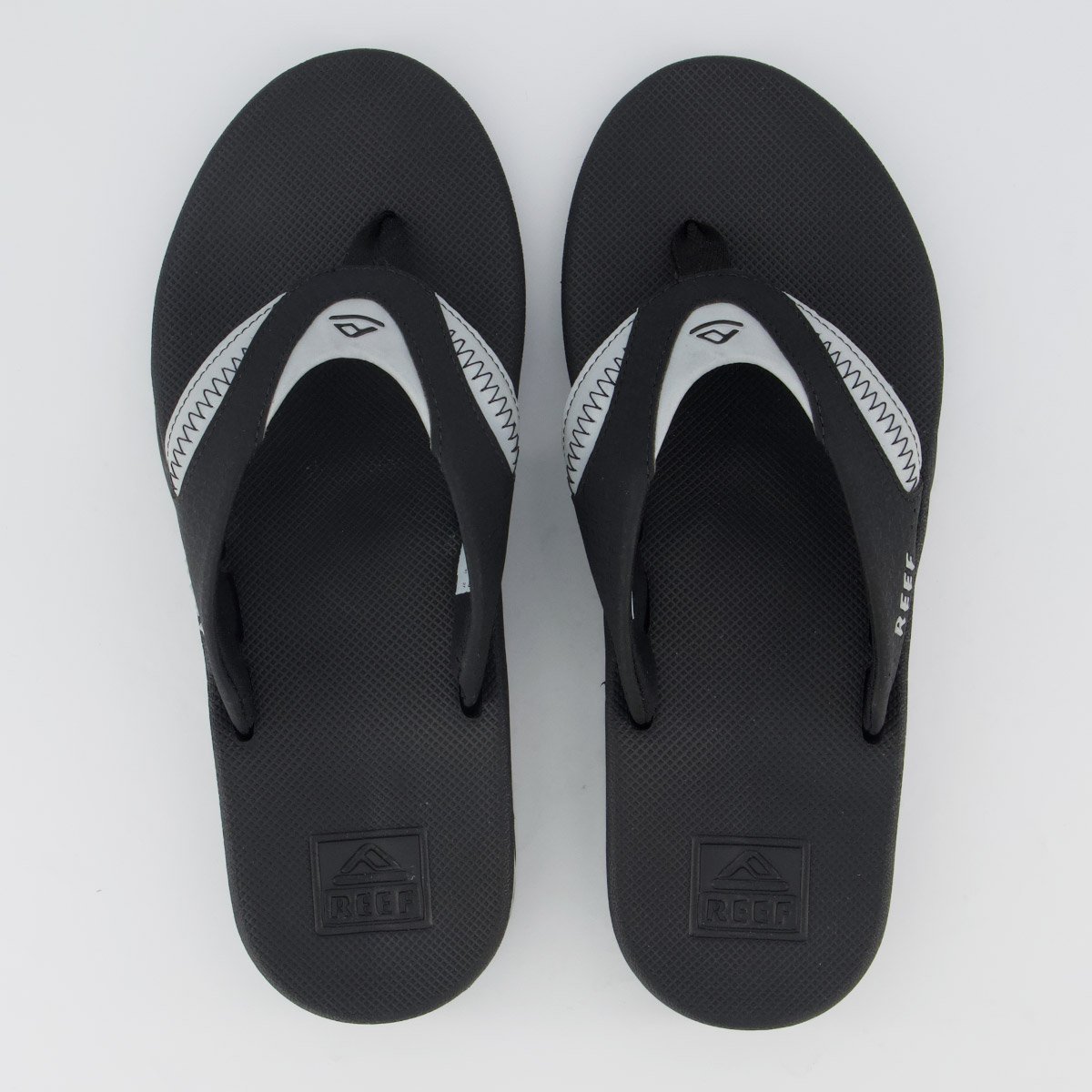 Chinelo Reef Mick Fanning Reflective Preto Preto 1