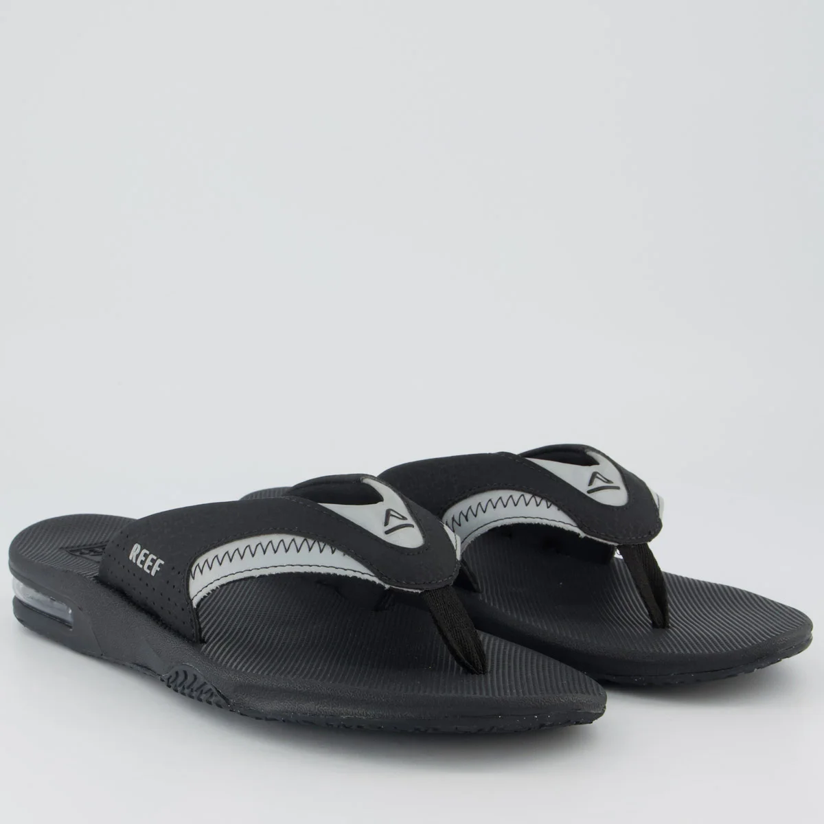 Chinelo Reef Mick Fanning Reflective Preto Preto 3