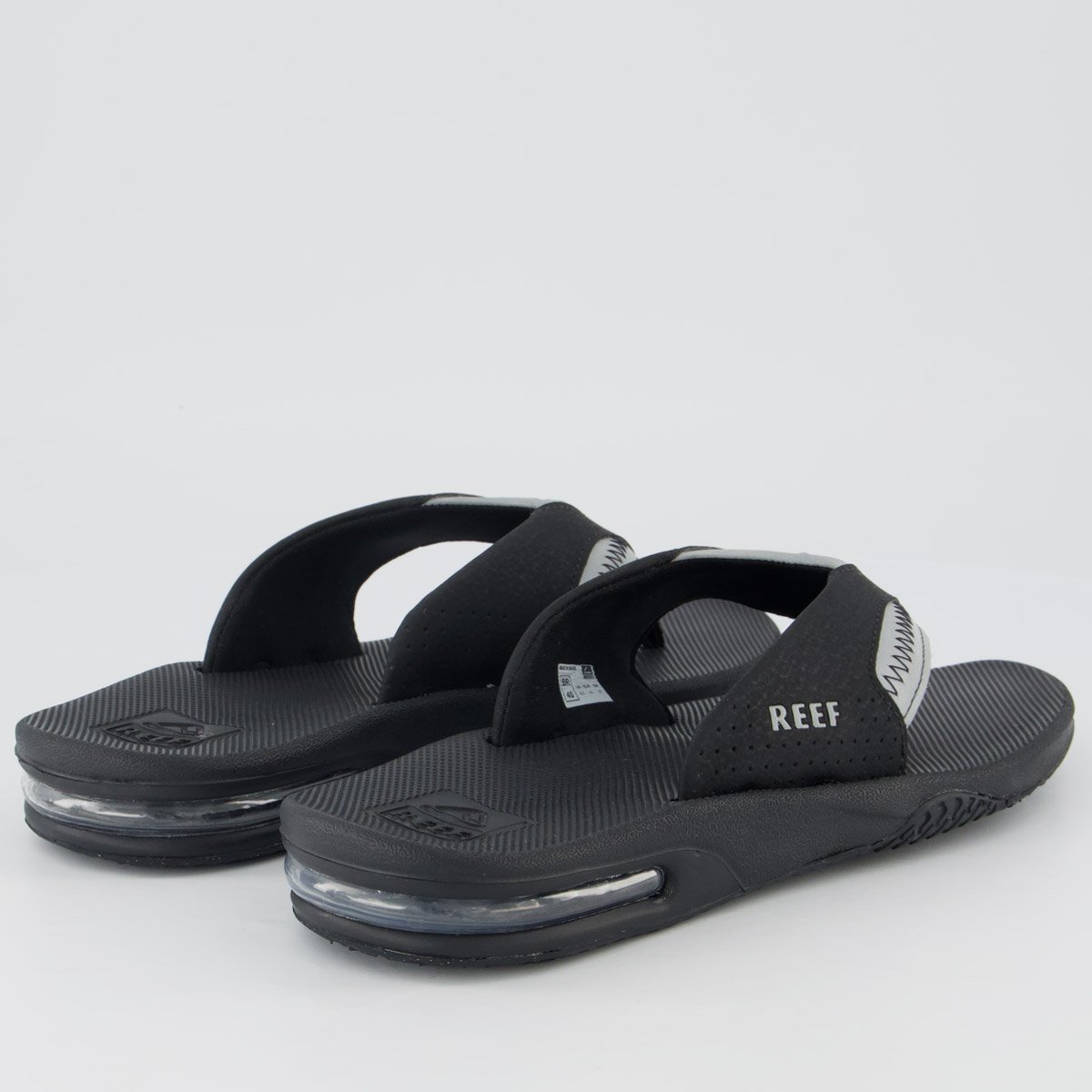 Chinelo Reef Mick Fanning Reflective Preto Preto 4