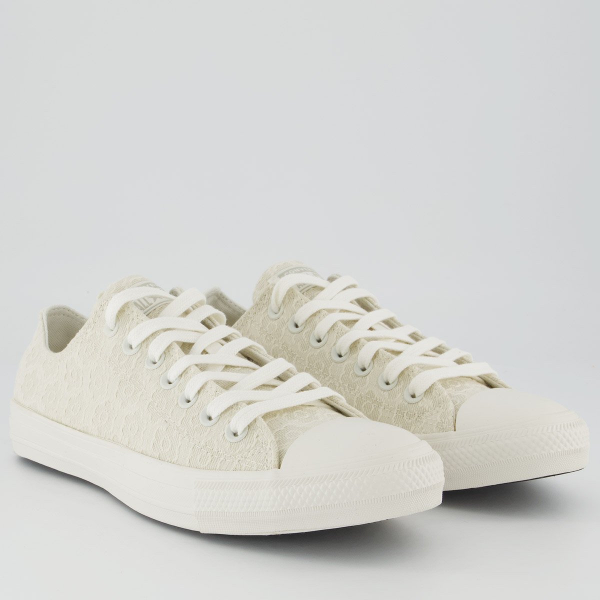 Tênis Converse All Star CK Relevo Feminino Branco Branco 2