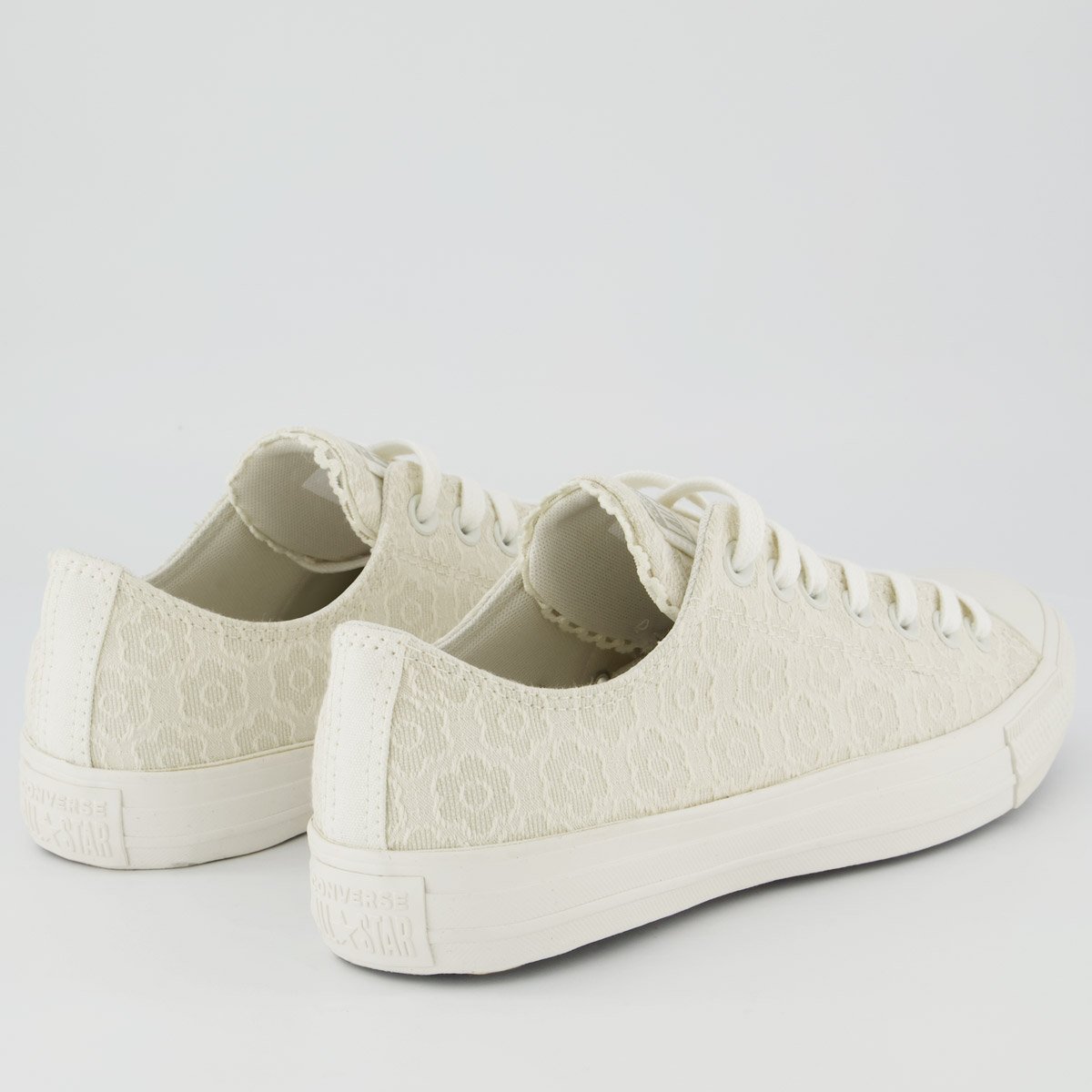 Tênis Converse All Star CK Relevo Feminino Branco Branco 3