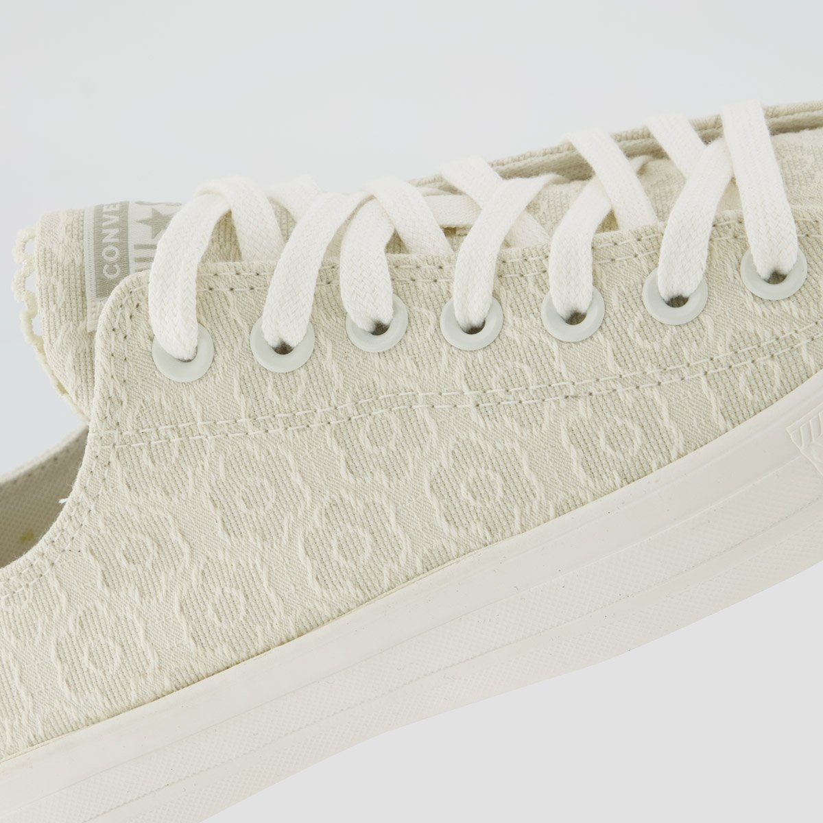 Tênis Converse All Star CK Relevo Feminino Branco Branco 8