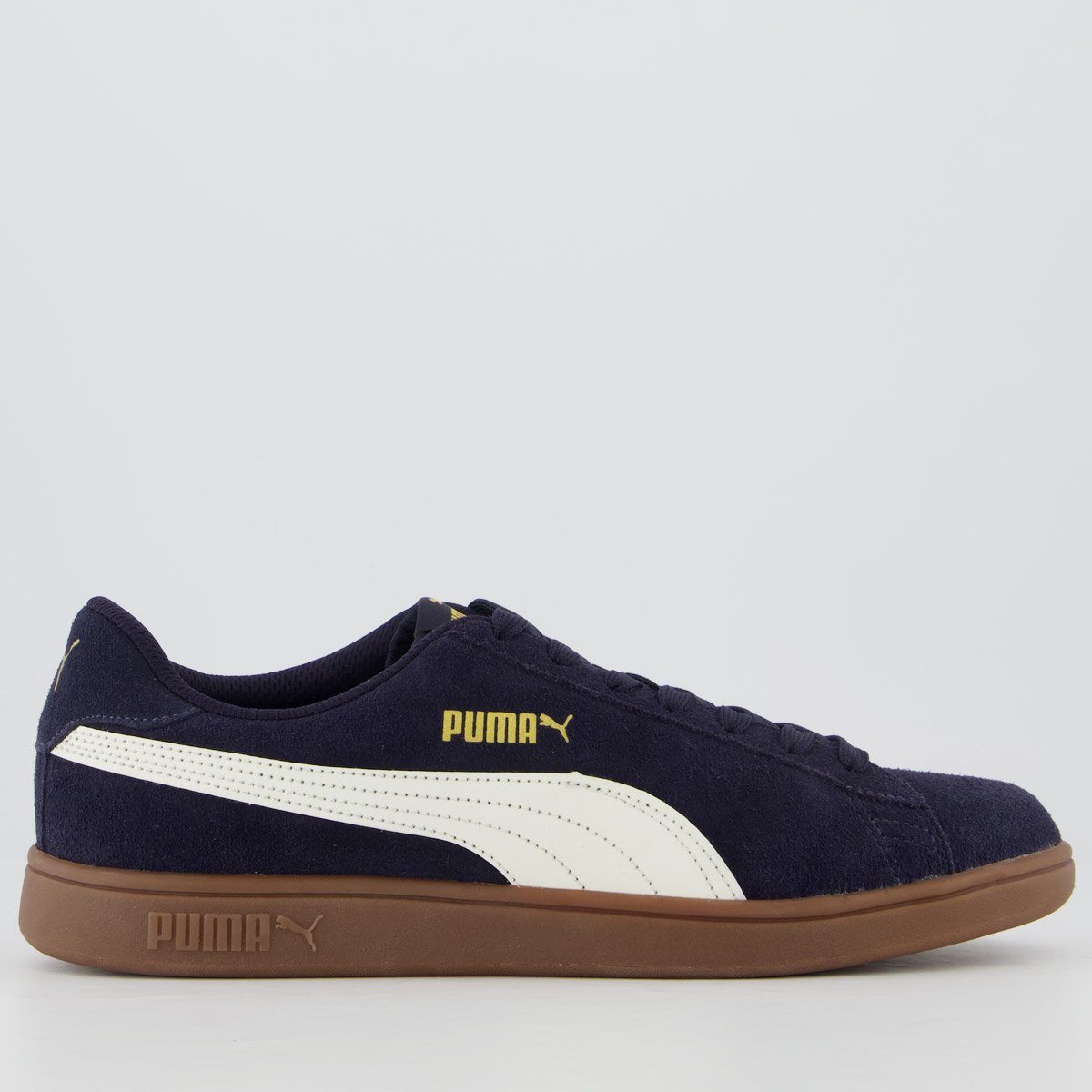 Tênis Puma Smash V2 Bdp Azul Marinho e Branco