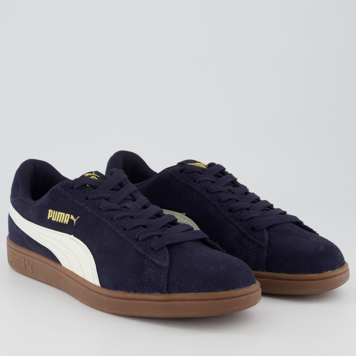 Tênis Puma Smash V2 Bdp Azul Marinho e Branco Azul Marinho/Branco 2