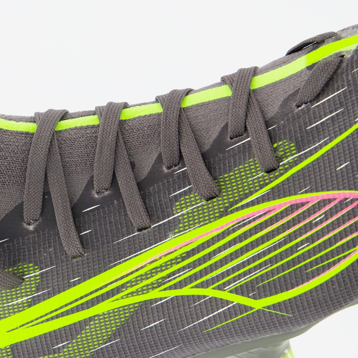 Chuteira Puma Ultra 5 Match+ Campo Cinza e Verde Cinza 7