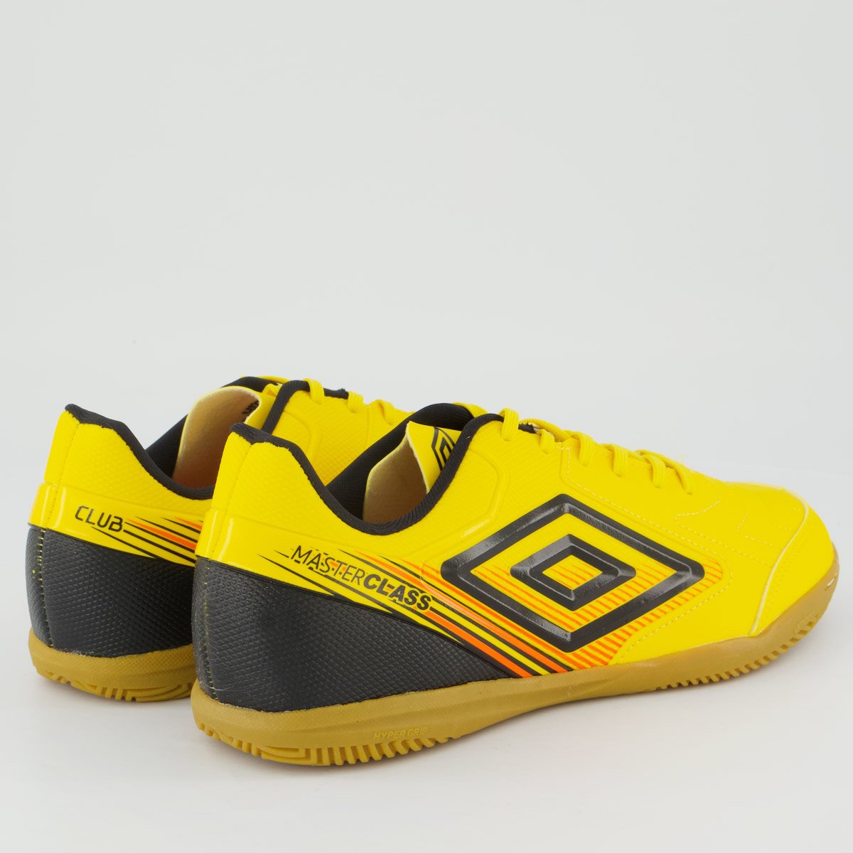 Chuteira Umbro Master Class Club Futsal Amarela e Preta Amarelo 3