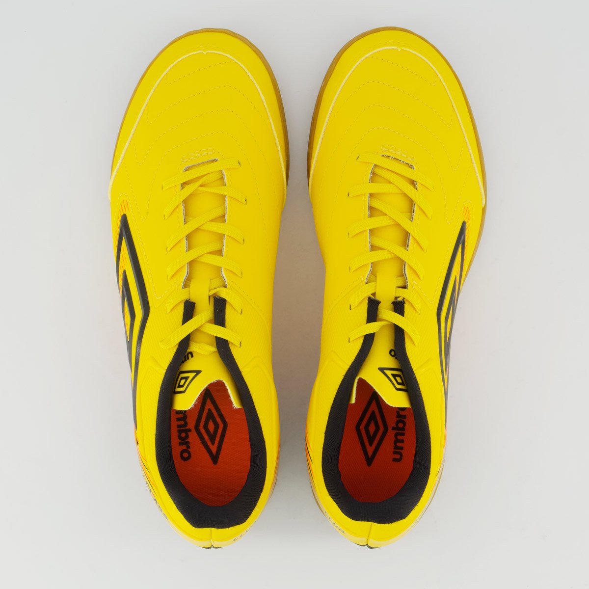 Chuteira Umbro Master Class Club Futsal Amarela e Preta Amarelo 4