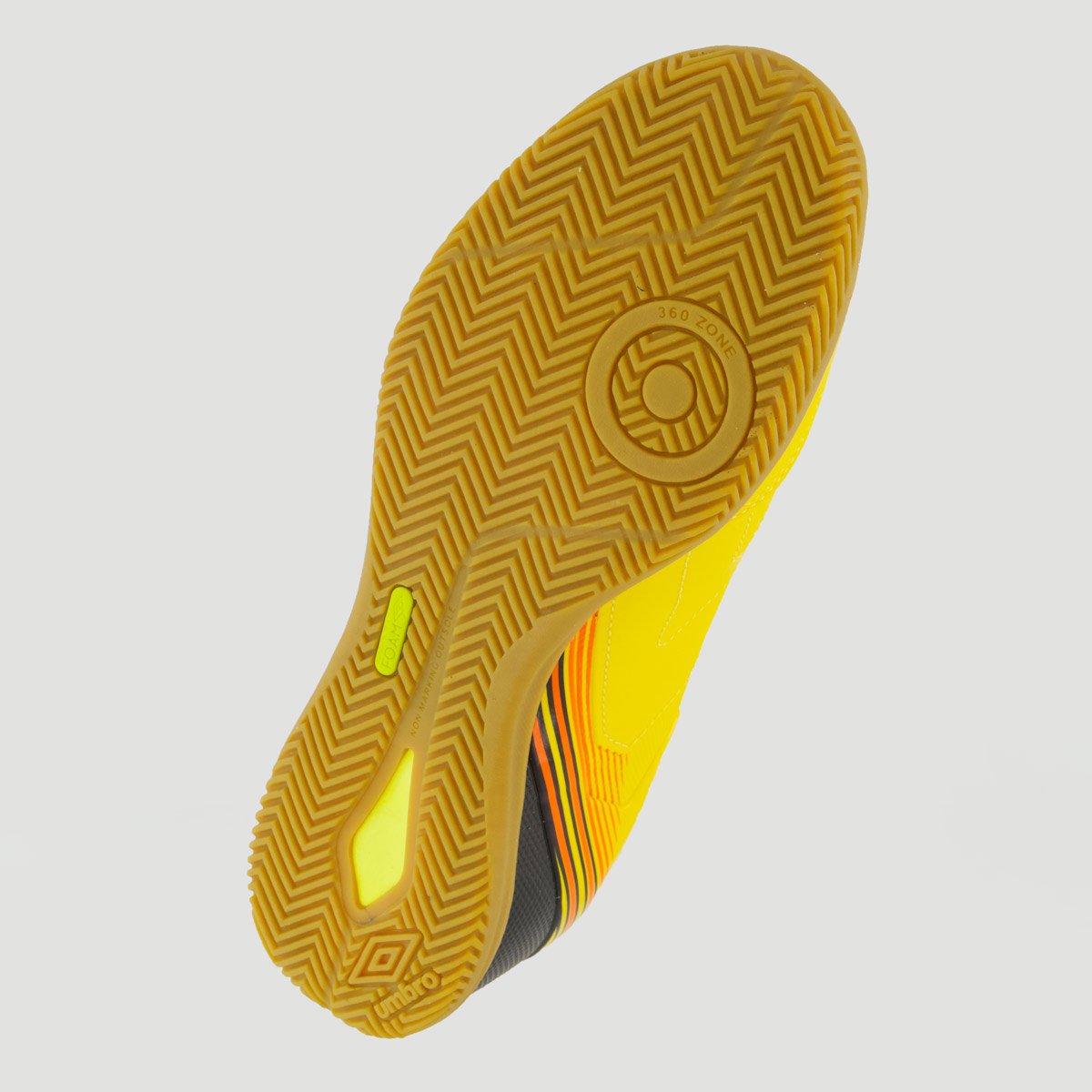 Chuteira Umbro Master Class Club Futsal Amarela e Preta Amarelo 5