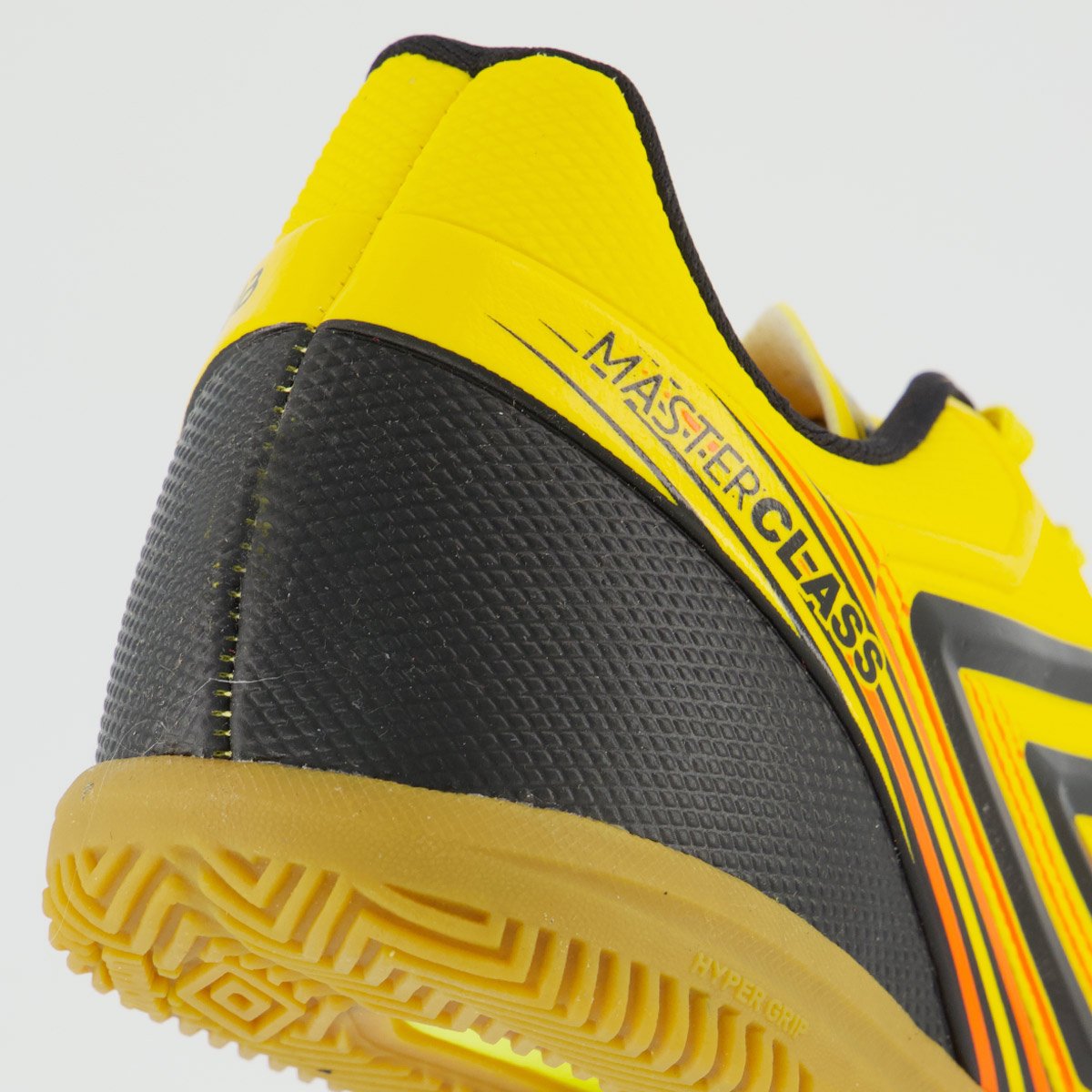 Chuteira Umbro Master Class Club Futsal Amarela e Preta Amarelo 6