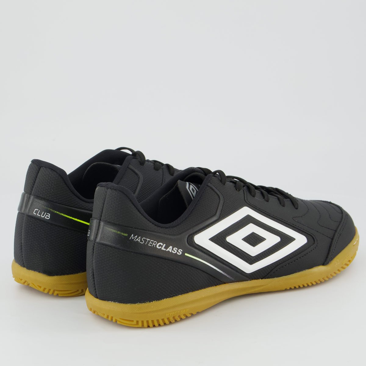 Chuteira Umbro Master Class Club Futsal Preta e Branca Preto/Branco 3