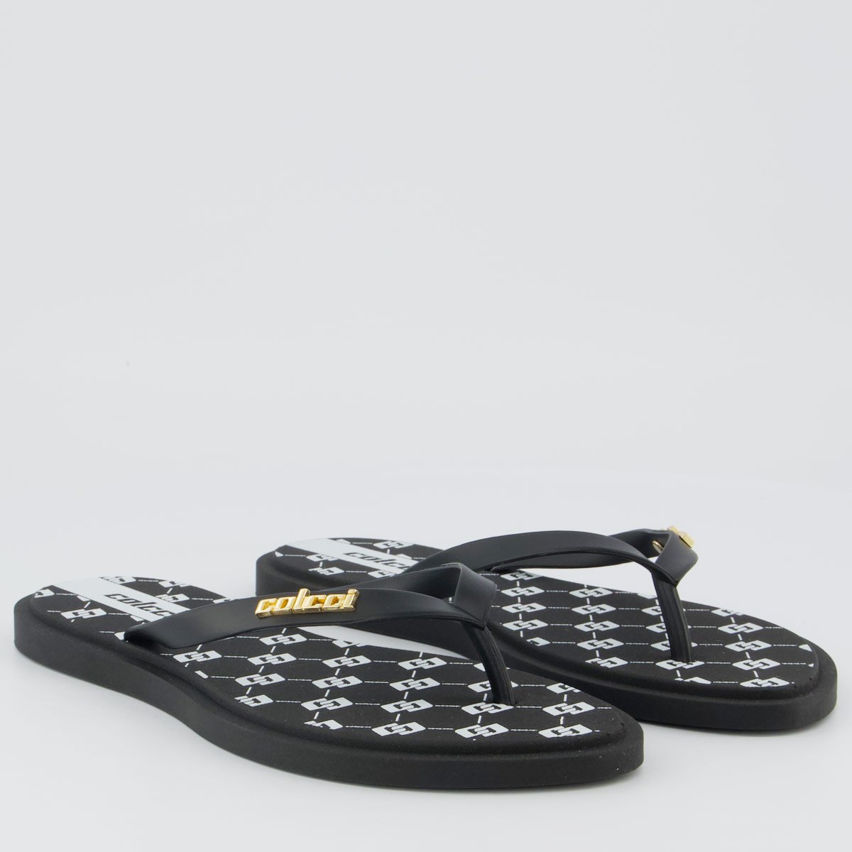 Chinelo Colcci Ibirapuera Feminino Preto Preto 3