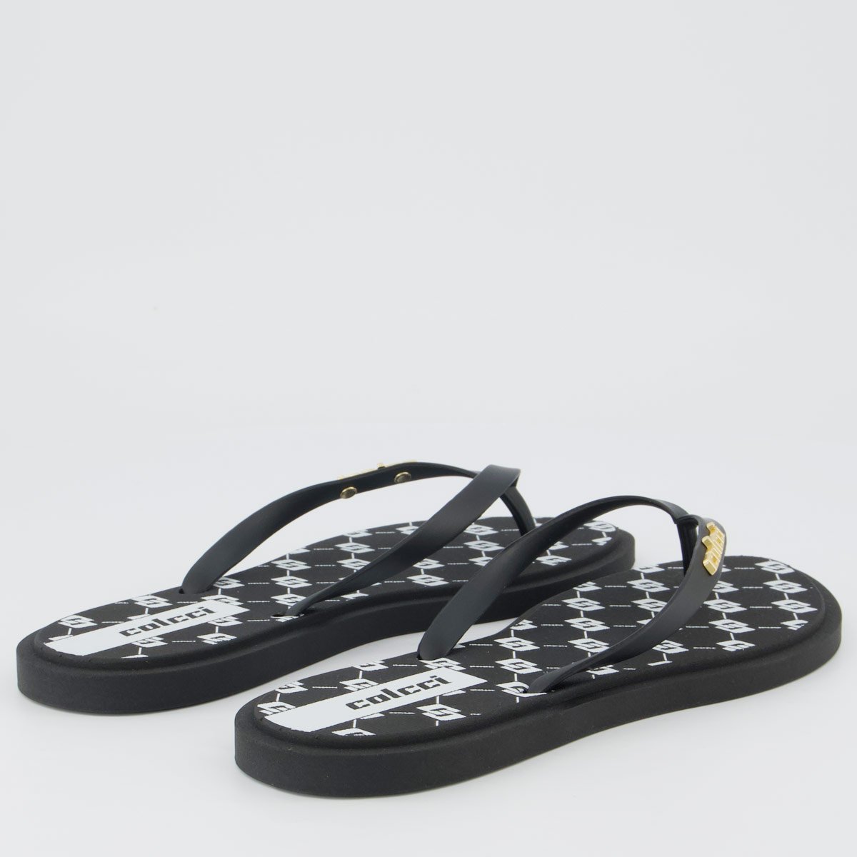Chinelo Colcci Ibirapuera Feminino Preto Preto 4