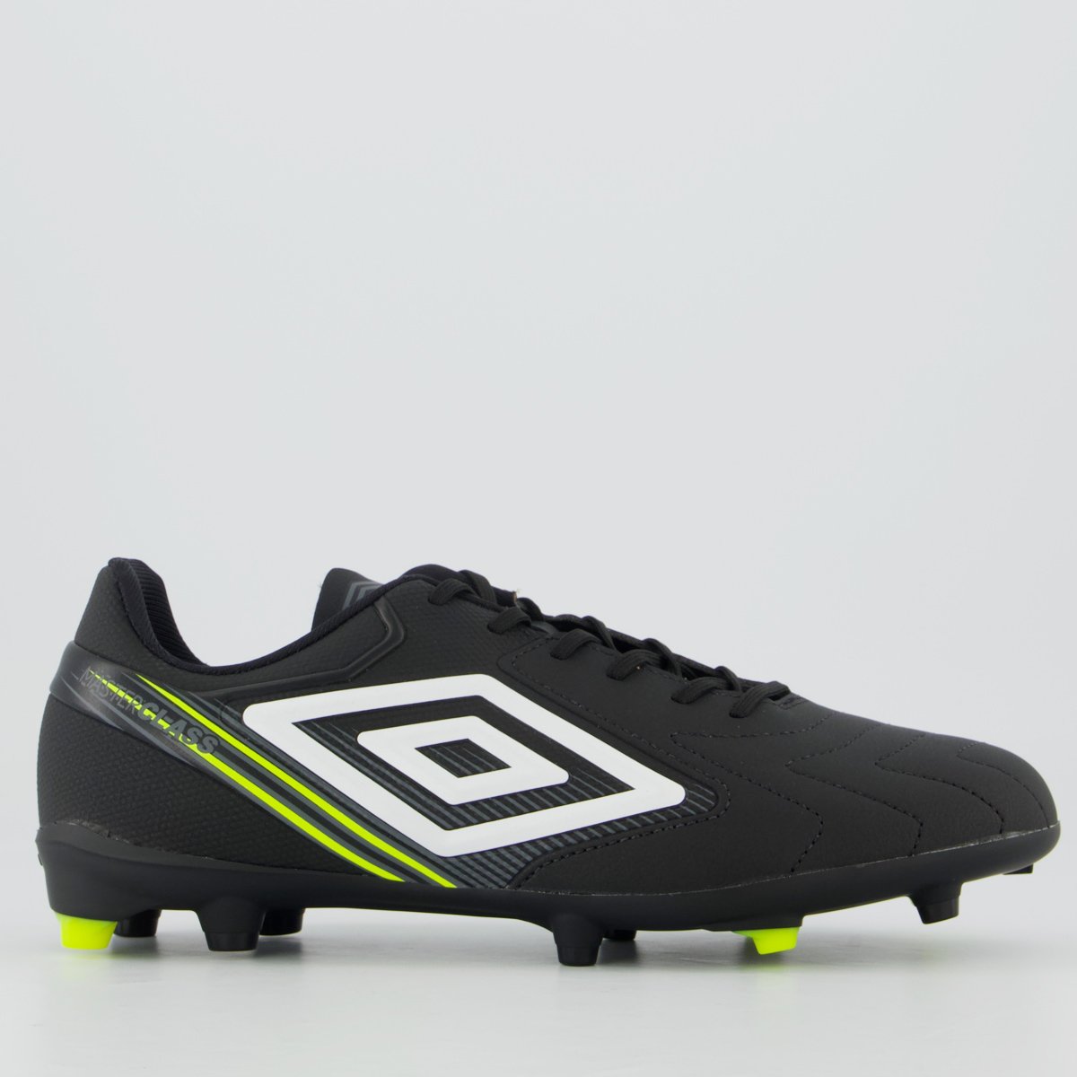 Chuteira Umbro Master Class Club Campo Preta e Verde